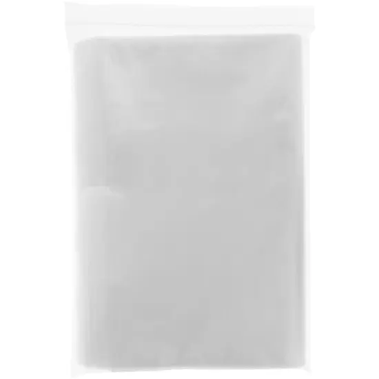 Plymor 12" x 16", 4 Mil Flat Open Clear Plastic Poly Bags {4}