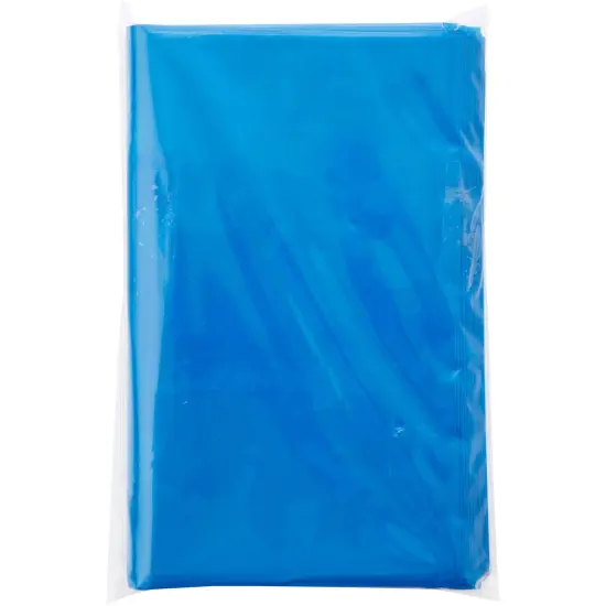 Plymor 8" x 10", Blue 2 Mil Flat Open Plastic Poly Bags {5}