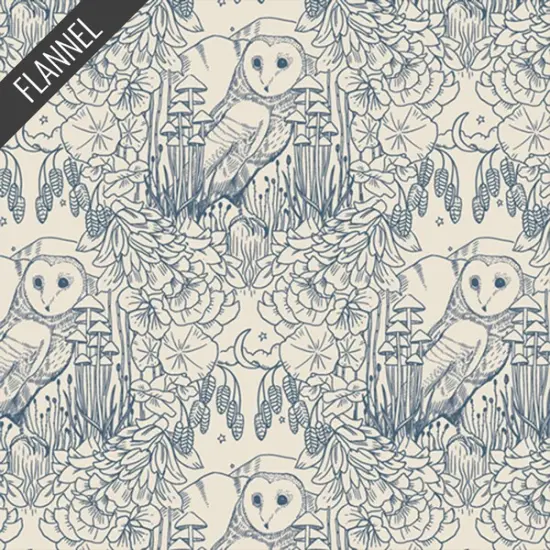 Moonlit Guardian Flannel in Sky (f28903a) | Art Gallery Flannel | AGF Studio | Art Gallery {1}