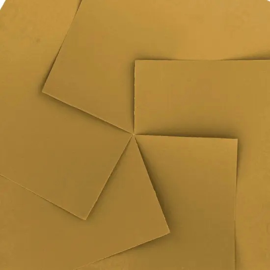 240 Grit Gold - 1/4 Sheet Plain Backing Sandpaper 5.5" x 4.5" - For Palm Sanders - Box of 400 {3}