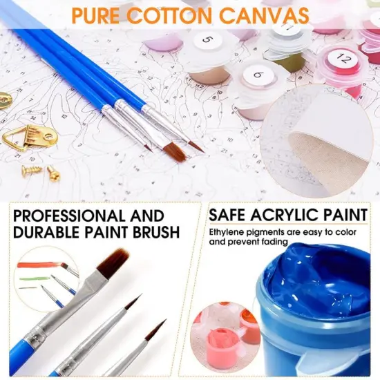 Paint by Numbers Kits for Adults Skeleton {5}