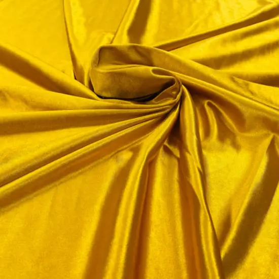 1 Yard Deluxe Heavy Shiny Polyester Spandex Fabric Stretch Knit for Activewear & Swimwear 58/60 Inches Wide Mustard {1}
