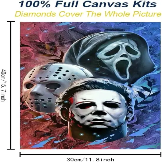 Halloween 5D Diamond Painting Kits (11.8x15.7in) {2}