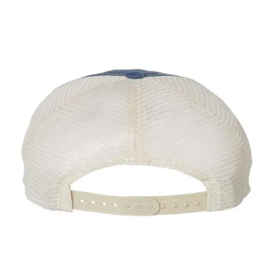 Valucap&reg; Washed Cotton Mesh Back Cap Royal/ Stone {2}
