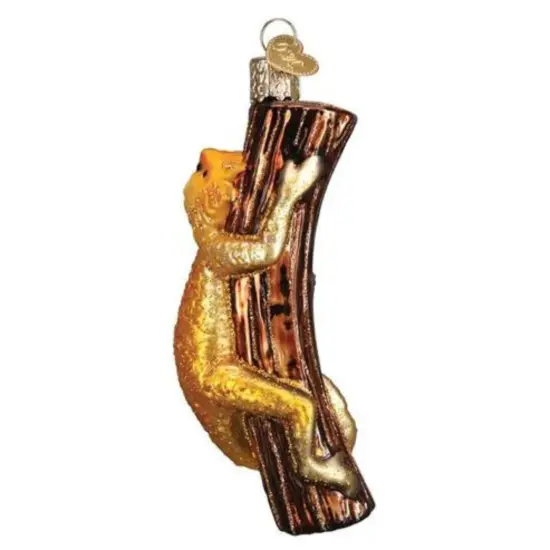 Old World Christmas 4.75 In Bearded Dragon Christmas Tree Ornament , Desert Lizards Gold {2}