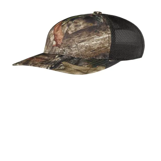 Port Authority&reg; Performance Camouflage Mesh Back Snapback Cap M Oak Break-Up C/ B {1}
