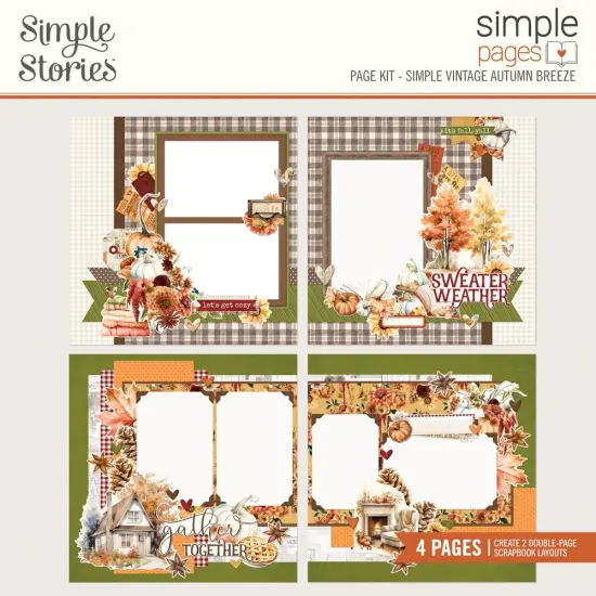 Simple Stories Simple Pages Page Kit-Simple Vintage Autumn Breeze {1}