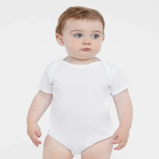 Rabbit Skins&reg; Snuggly Infant Fine Jersey One Piece - 4424 White {1}