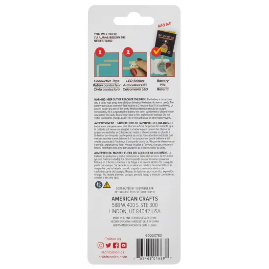 We R Chibitronics Coin Batteries-10/Pkg {4}