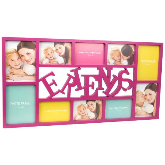 Northlight Rectangular &ldquo;Friends&rdquo; Wall Collage Photo Frame - 28.75&rdquo; - Pink {4}
