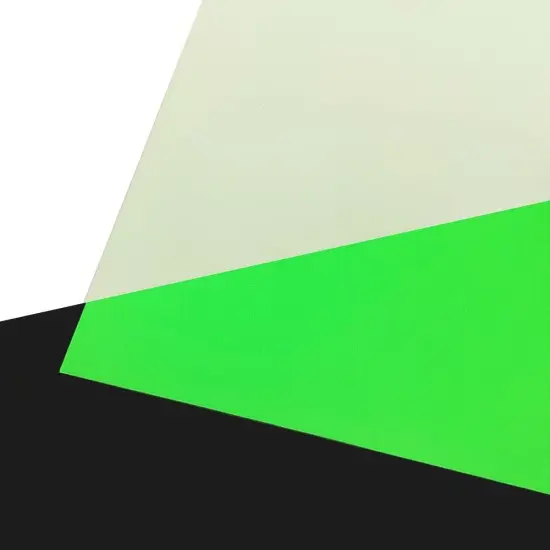 12'' x 12''-6 Sheets HTV Heat Transfer Vinyl for Cricut Machine-Fluorescent Glow in Dark HTV, {4}