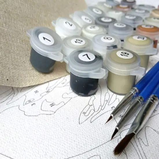 DIY Paint by Numbers Art Kits for Adults Halloween Castle,16x20 inch Pumpkin Oil Painting by Numbers for Beginner Gift {5}