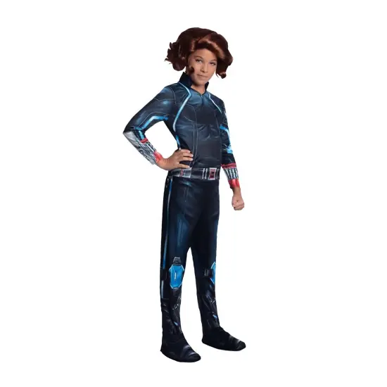 Rubies Avengers Age of Ultron Girl's Black Widow Halloween Costume Size Small 4-6 Blue {3}