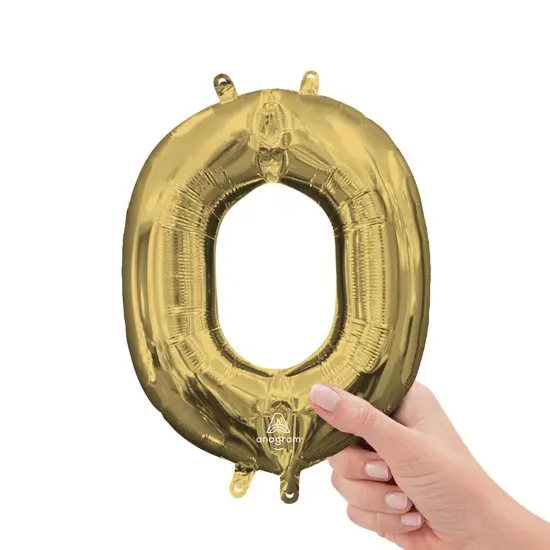 Anagram&reg; 16 Inch Letter O White Gold Air Fill Only {1}