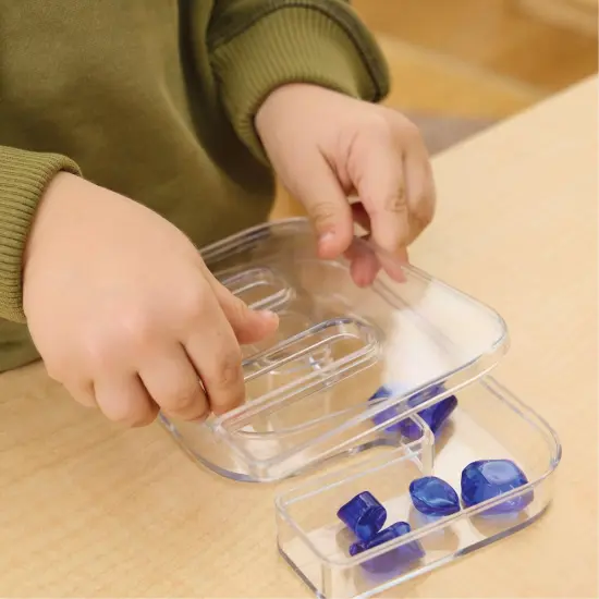 Kaplan Early Learning Company Loose Parts Number Trays - Set of 10 {6}