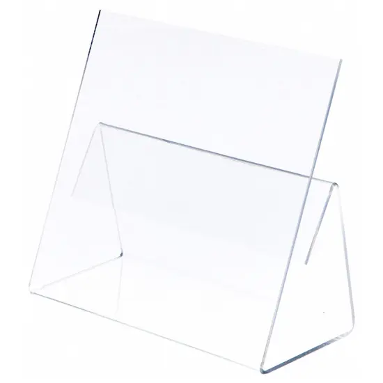 Plymor Clear Acrylic Cookbook Easel with Splatter Shield, 12" W x 5.375" D x 10" H {2}