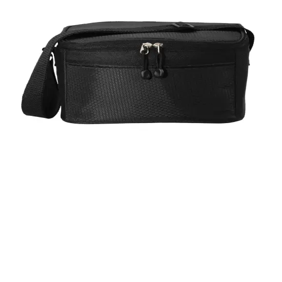 Port Authority&reg; 6 Can Cube Cooler Twilight Blue/ Black {4}