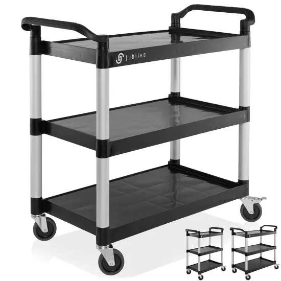 Jubilee 3-Tier Utility Service Cart with Wheels {7}