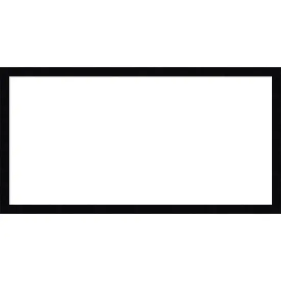 Svelte Framed Dry Erase Magnetic Board Noir Black {1}