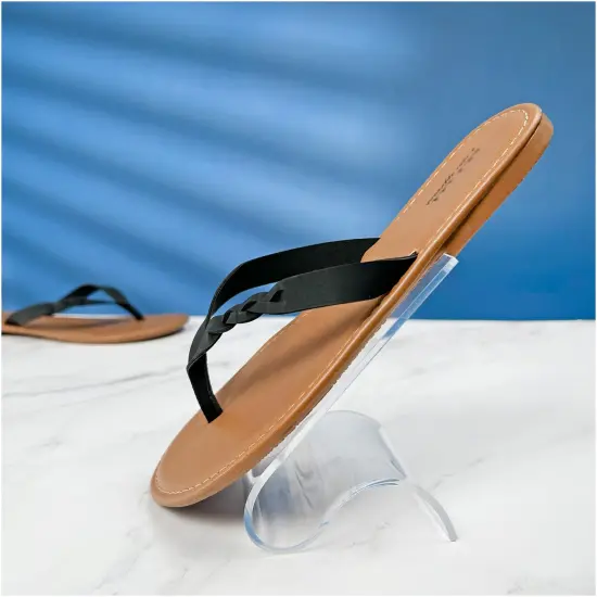 Plymor Clear Acrylic Shoe Display Rest, 3" W x 3.75" D x 4.75" H {3}