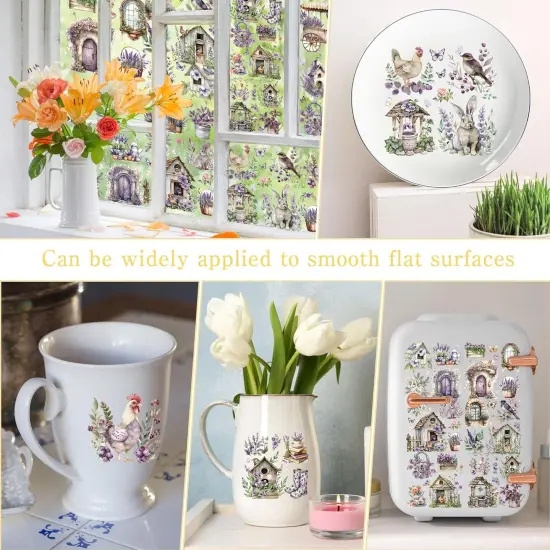 Lavender Rub on Transfers for Crafts: 16 Pcs {5}