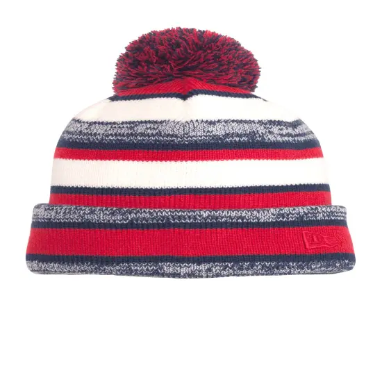 New Era&reg; Sideline Beanie Stylish & Sporty Red/Navy {1}