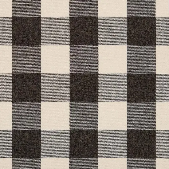 Buffalo Walnut - Brown Check & Houndstooth,Plaid Upholstery Fabric 54 Inches" {1}
