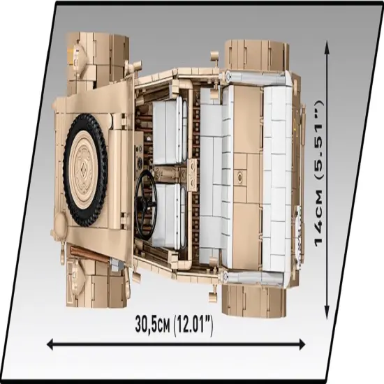 COBI Historical Collection WWII Kübelwagen (PKW TYPE 82) Vehicle {6}