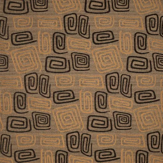 Mocha - Brown AbstractGeometric Upholstery Fabric 54 Inches" {1}
