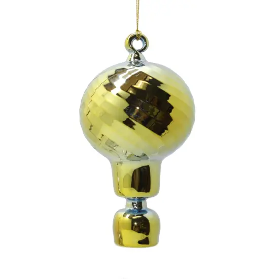 Chromatic Egyptian Glass Hot Air Balloon Ornament {3}