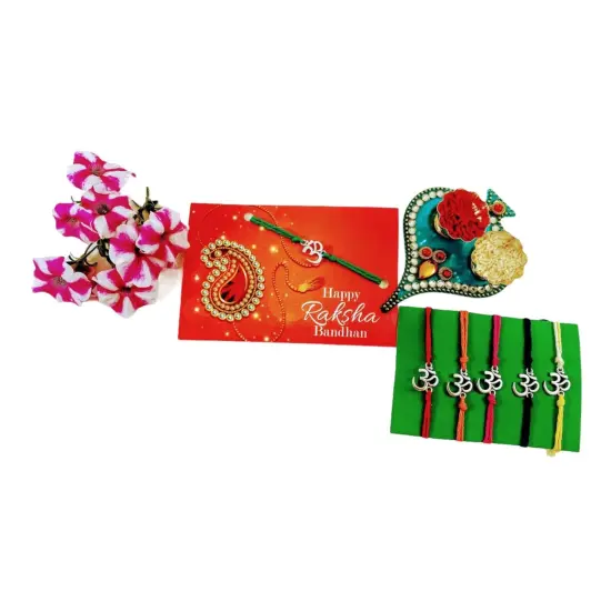 Personalized Rakhi Card, Aum Om Rakhi, Rakhi for Brother, Raksha Bandhan, Rakhri, Rakshabandhan, Rakhdi {4}