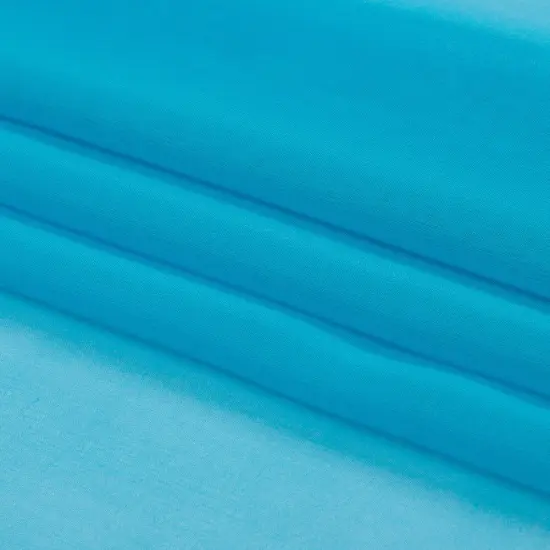 1 Yard Horizon Blue Silk Chiffon Sheer Lightweight Fabric for Dresses Scarves and Overlays, 44 Inches Width {4}