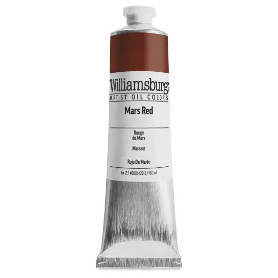 Williamsburg Handmade Oil Paint - Mars Red, 150 ml tube {2}