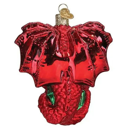 Old World Christmas 4.75 In Dungeons & Dragon Red Dragon Christmas Tree Ornament , Power Game {2}