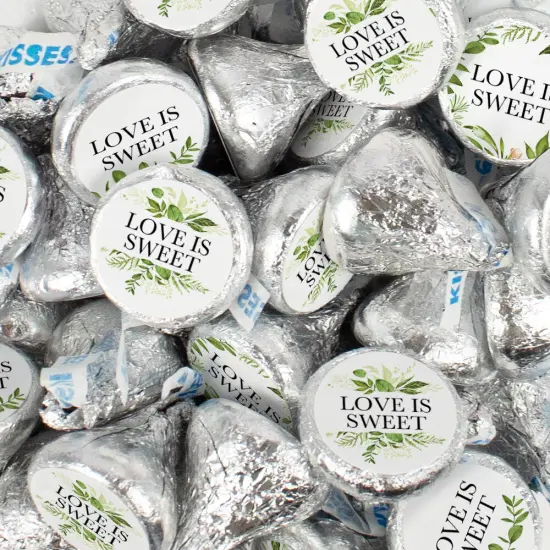 Hershey's Kisses Wedding Candy Party Favors Chocolate in Bulk - Botanical {1}