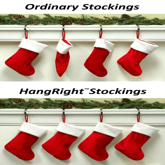 Haute Decor HangRight Buffalo Check Christmas Stocking {3}