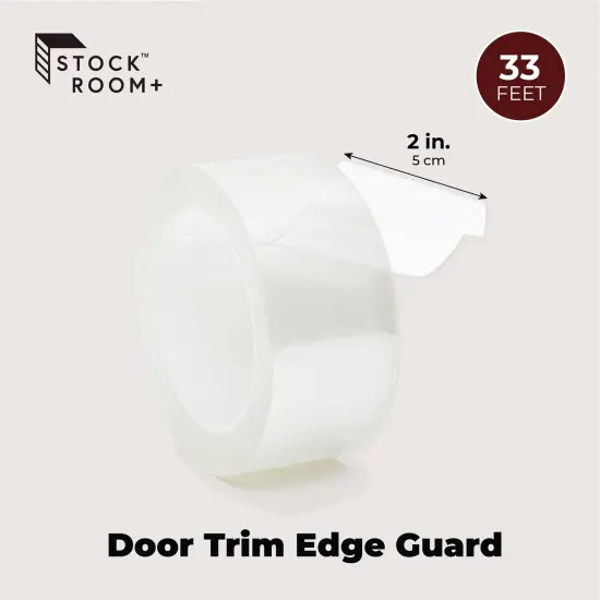 Car Door Bumper Edge Guard, Universal Automotive Trim Clear Edge Protector, Vehicle Door Ding Guard, Transparent Acrylic Self-Adhesive Door Sill Protector (2 in x 33 ft) {3}