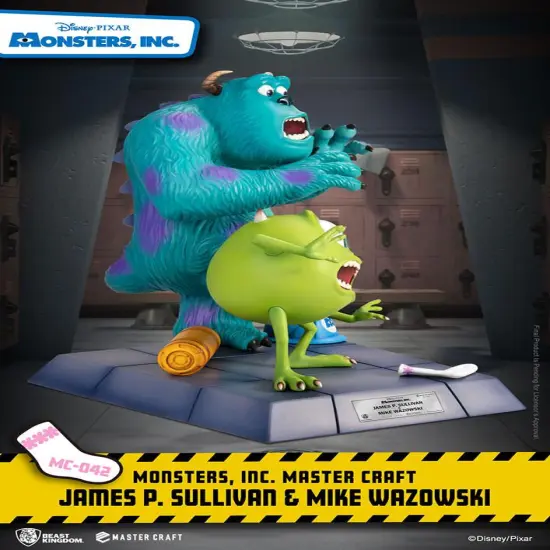 Disney Monster Inc James P. Sullivan and Mike Wazowski Table Top Statue {4}