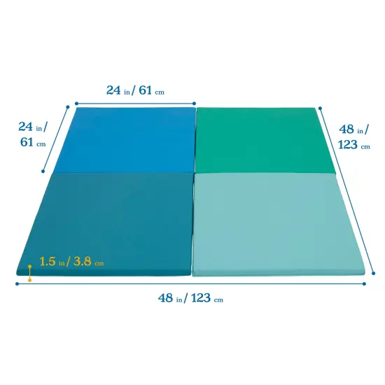 Play Patch Activity Mat Squares, Modular Playmat, 4-Pack Contemporary {2}
