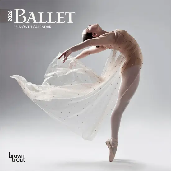 Ballet | 2026 7 x 14 Inch (Hanging) Monthly Mini Wall Calendar {1}