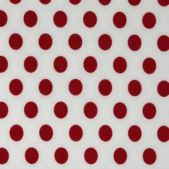 1 Yard ITY Knit Polka Dot Print Fabric for Stylish Apparel 60 Inches Wide White/Royal Blue {3}