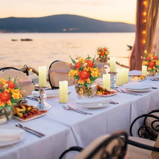 Fall Flowers Artificial Flowers Bouquets {3}