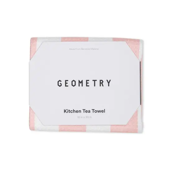 SUMMER BOLD PINK TEA TOWEL {3}