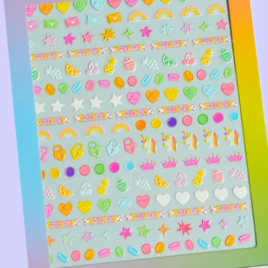 SMARTIES NAIL ART STICKERS {2}