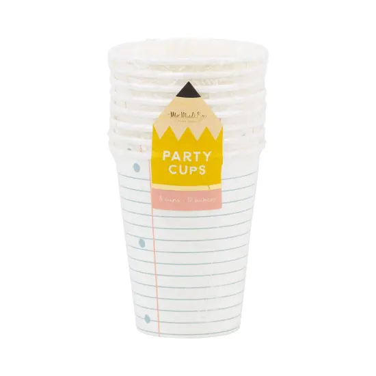 NOTEBOOK PAPER CUPS {3}