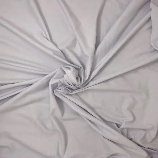 1 Yard Cotton Lycra Spandex Jersey Knit Fabric Soft Stretch Breathable 58"-60" Width White {1}