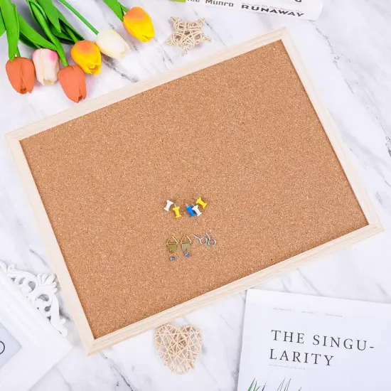 Pack of 2 Cork Board Bulletin Board(Natural) {2}