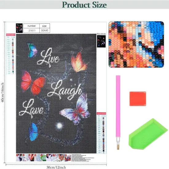 Butterfly Diamond Painting Kits for Adults {2}