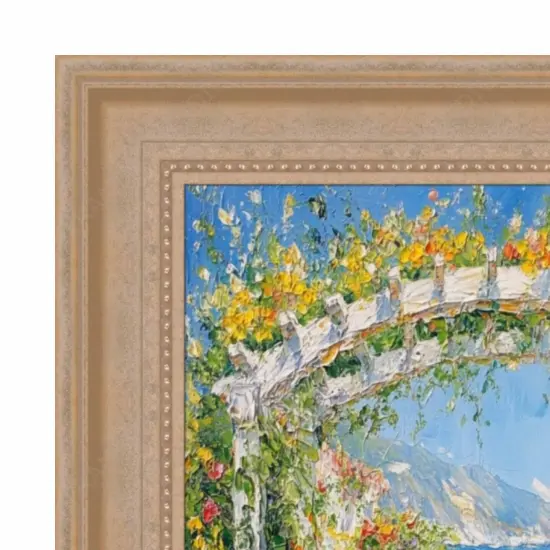 Wide Silver Leaf Scoop With Beads Picture Frame 11x13 frame {2}