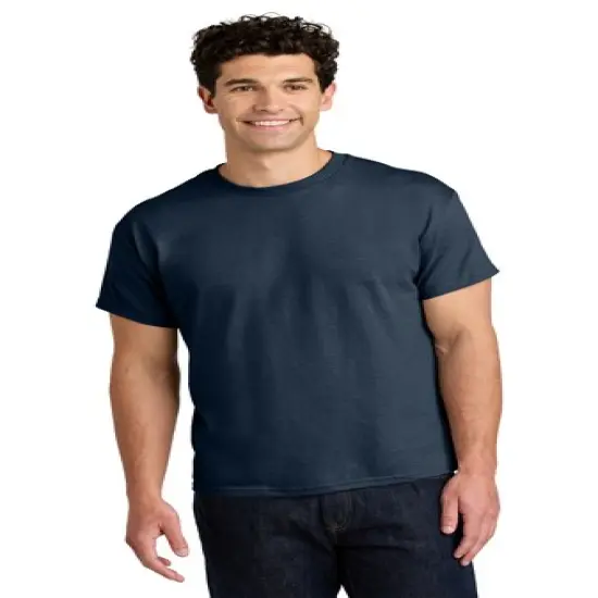 Gildan&reg; Heavy Cotton Short Sleeve T Shirt, Classic Crewneck Tee for Everyday Comfort and Style Navy {1}